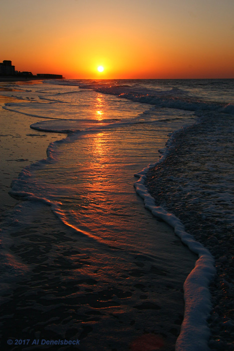 sunrise on North Topsail Beach NC