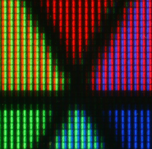 color wheel in high magnification